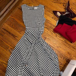 Calvin Klein midi dress gingham pattern